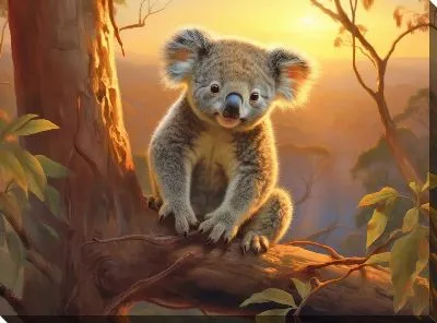 Картина маслом Коала №10