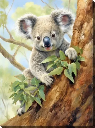 Картина маслом Коала №14