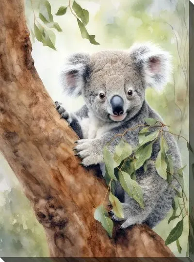 Картина маслом Коала №15