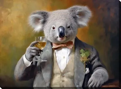 Картина маслом Коала №16