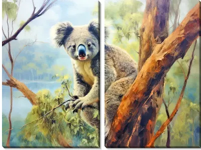 Модульная картина Коала №24