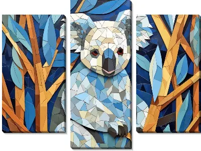 Модульная картина Коала №25