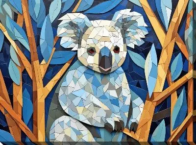 Картина маслом Коала №25