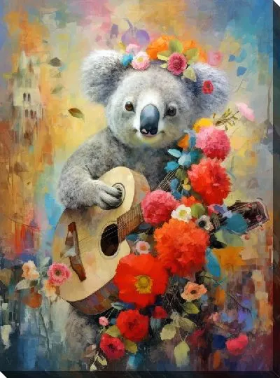 Картина маслом Коала №28