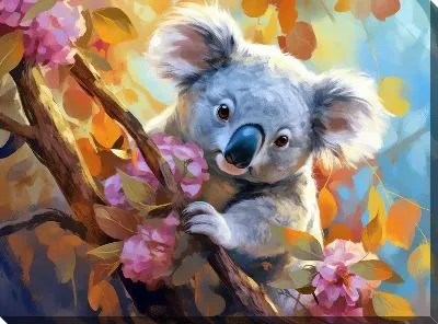 Картина маслом Коала №29