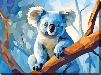 Картина маслом Коала №31