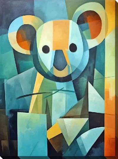 Картина маслом Коала №34