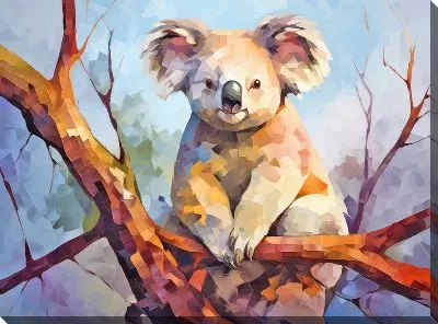 Картина маслом Коала №37