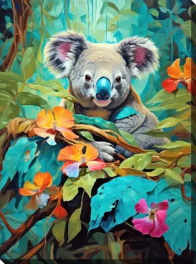 Картина маслом Коала №39