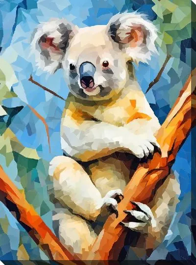 Картина маслом Коала №43