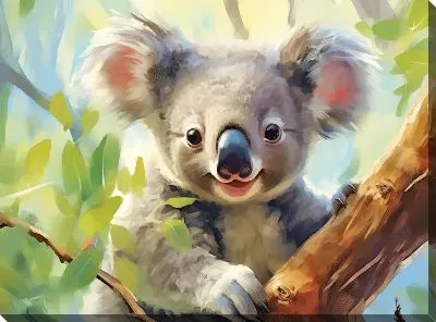 Картина маслом Коала №44