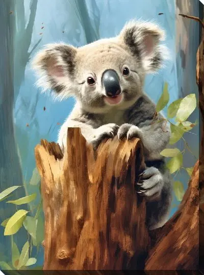 Картина маслом Коала №46