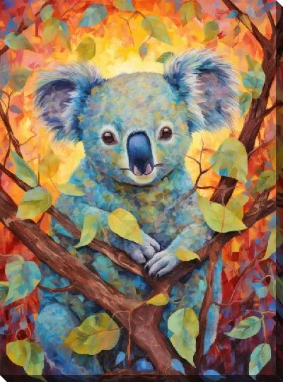 Картина маслом Коала №47