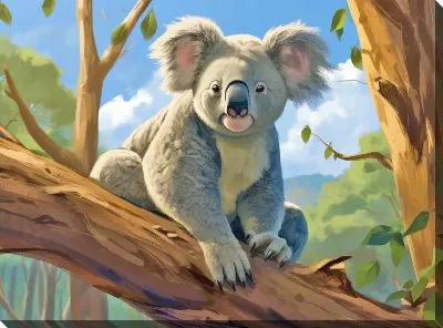 Картина маслом Коала №49