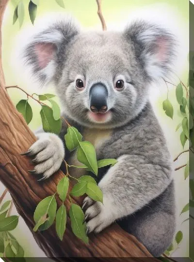 Картина маслом Коала №50