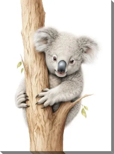 Картина маслом Коала №58