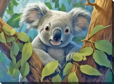 Картина маслом Коала №60