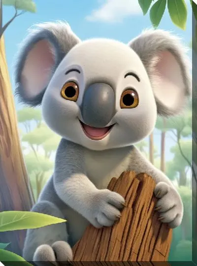 Картина маслом Коала №61