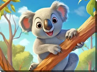 Картина маслом Коала №63