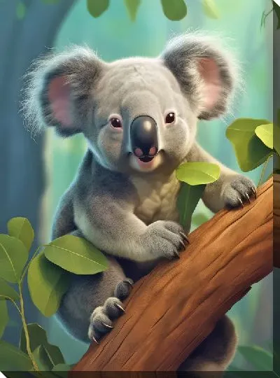 Картина маслом Коала №66