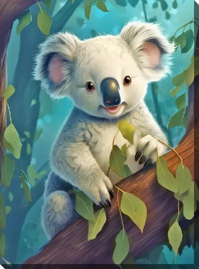 Картина маслом Коала №67