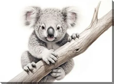 Картина маслом Коала №68