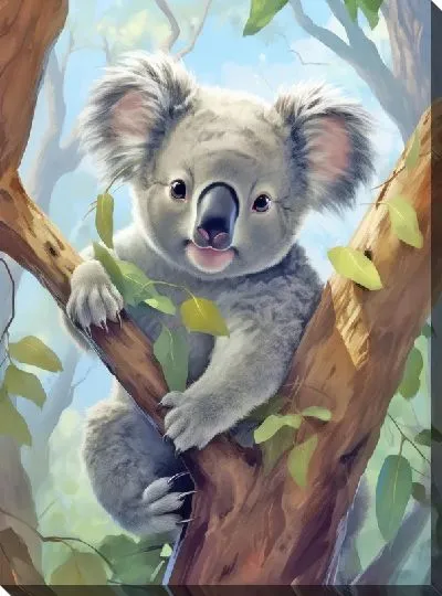 Картина маслом Коала №71