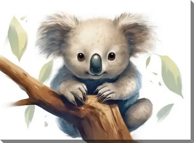 Картина маслом Коала №73