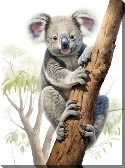 Картина маслом Коала №74