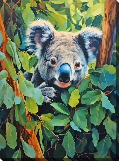 Картина маслом Коала №76