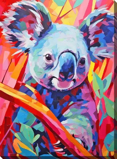 Картина маслом Коала №77