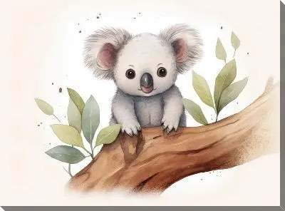 Картина маслом Коала №80