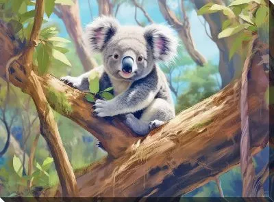 Картина маслом Коала №85