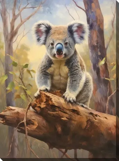 Картина маслом Коала №90