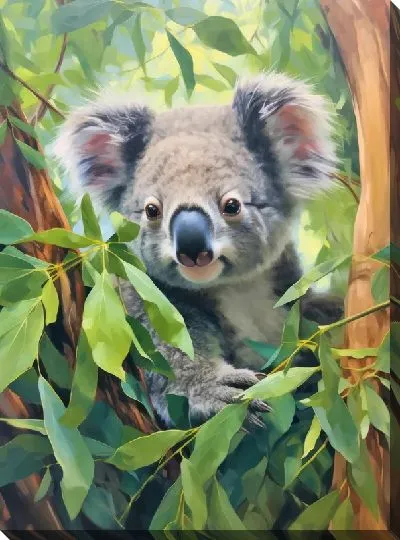 Картина маслом Коала №91