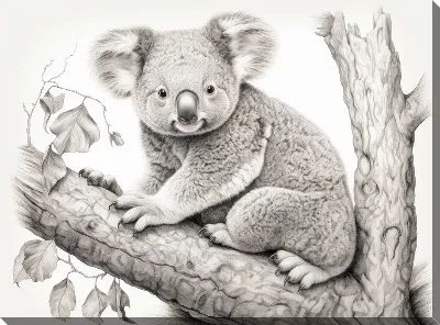 Картина маслом Коала №98