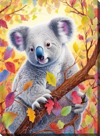 Картина маслом Коала №100