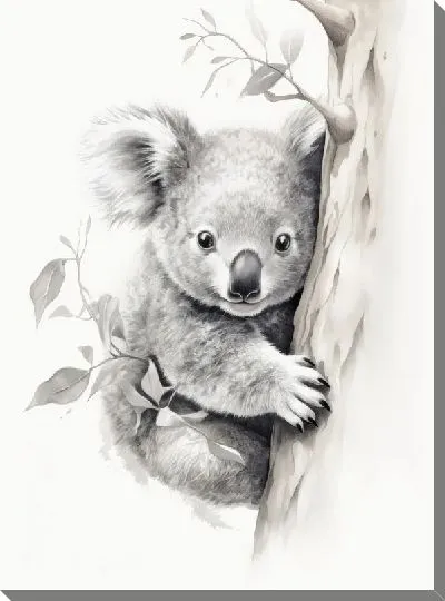 Картина маслом Коала №108