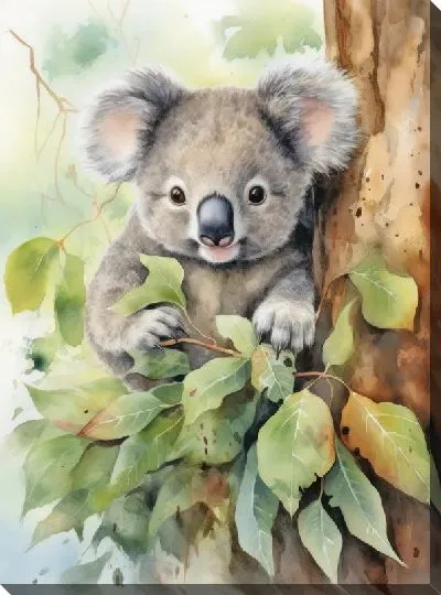 Картина маслом Коала №122