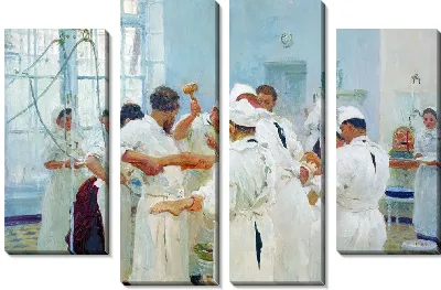 Павлов в операционном зале