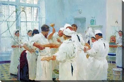 Павлов в операционном зале