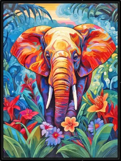 Картина Слон №52
