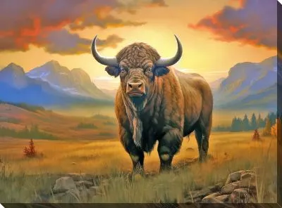 Картина маслом Бык №212