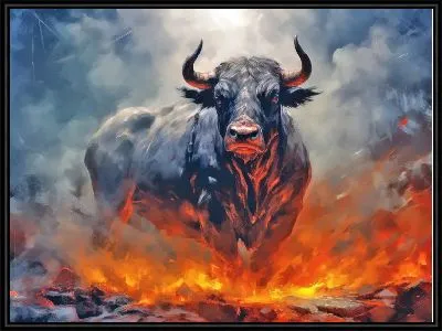 Картина Бык №171