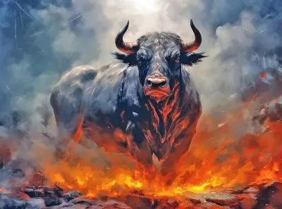 Плакат Бык №171