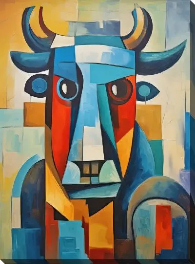 Картина маслом Бык №37