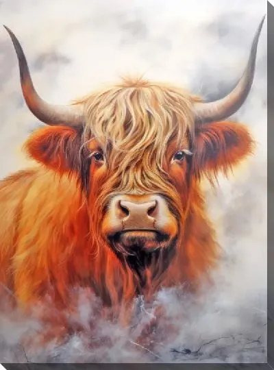 Картина маслом Бык №56