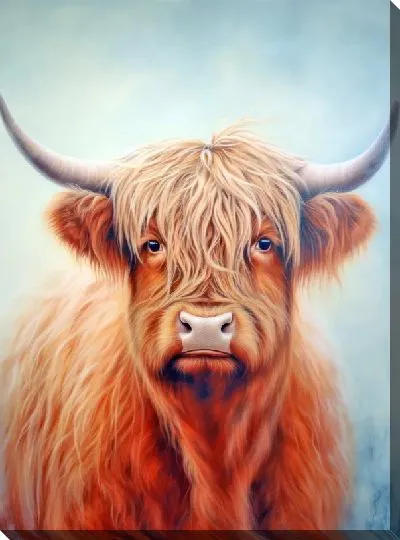 Картина маслом Бык №60