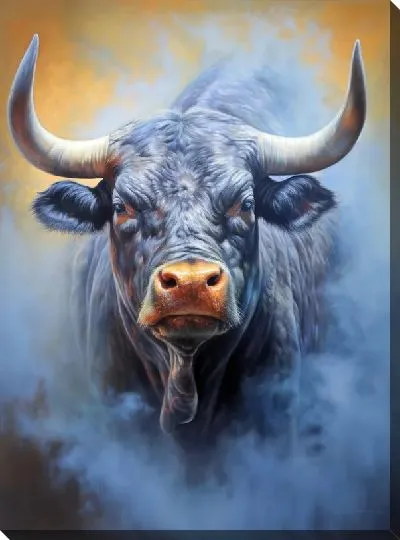 Картина маслом Бык №70