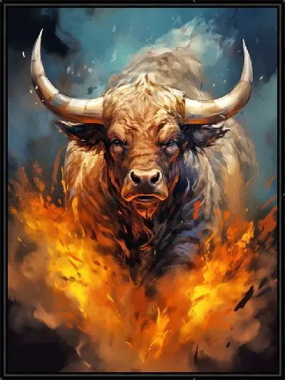 Картина Бык №79